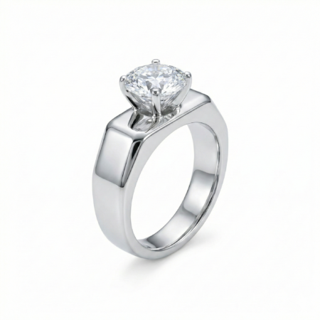 The Alencia Bold Solitaire Ring